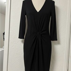 Free People Black Long Sleeve Dress